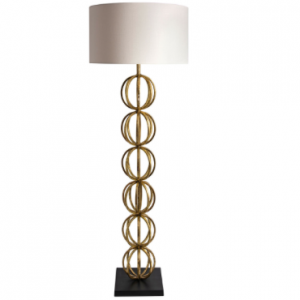 Rollo Antique Gold Floor Lamp