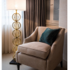 Rollo Antique Gold Floor Lamp