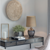 Vivienne Medium Natural Clear Table Lamp Heathfield